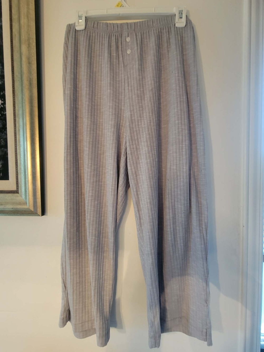 Light Gray Women's Lounge Pants - Elastic Waist